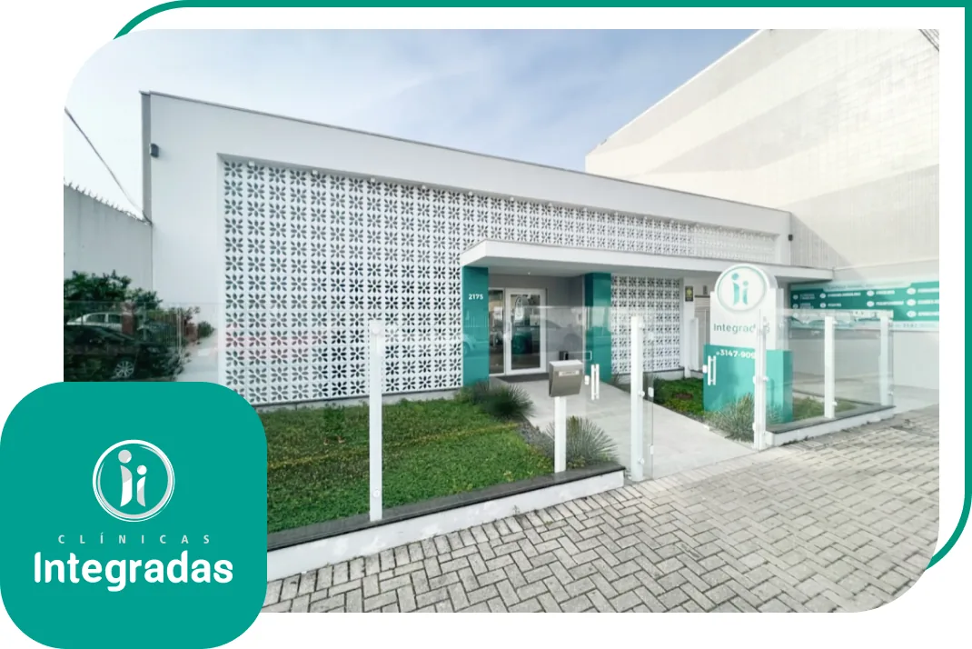 Fachada finalizada das Clínicas Integradas