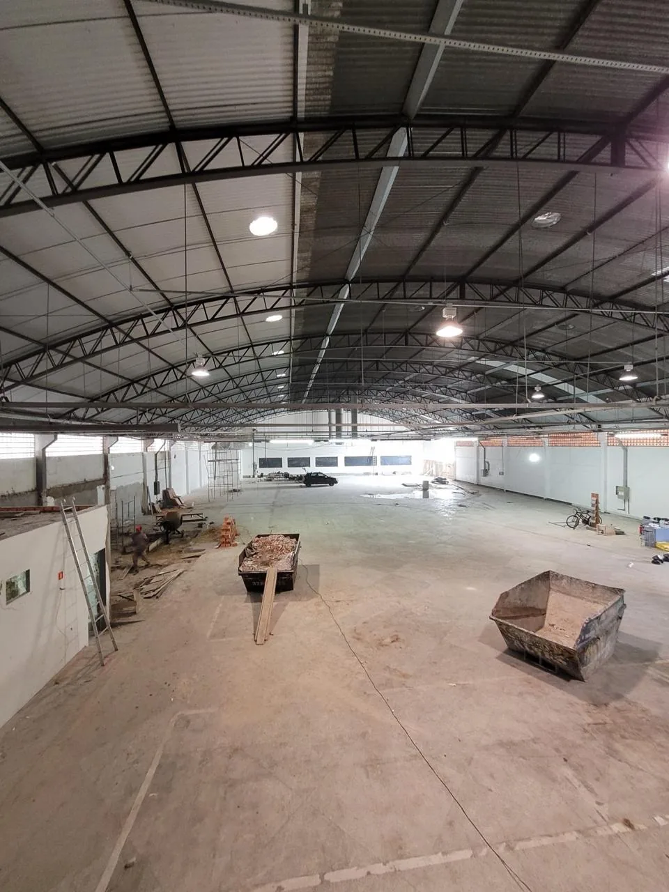 Obra em execução na oficina Chevrolet