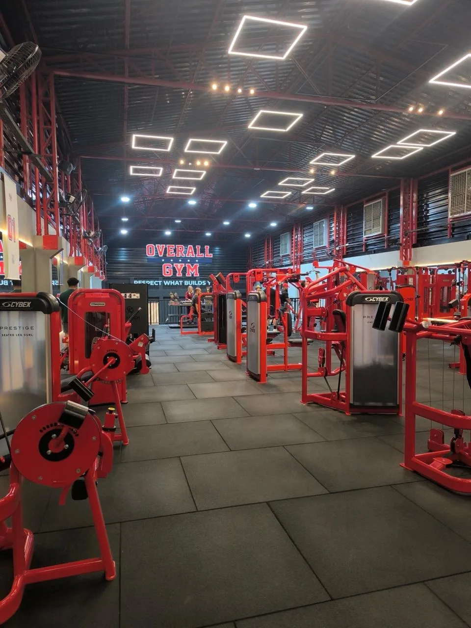 Ambiente finalizado da Overall Gym